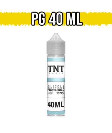Glicole Propilenico TNT Vape 40ml Full PG