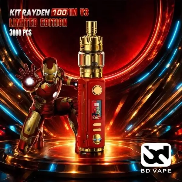 Rayden 100 IM V3 BD Vape Kit Completo 100W - Limited Edition